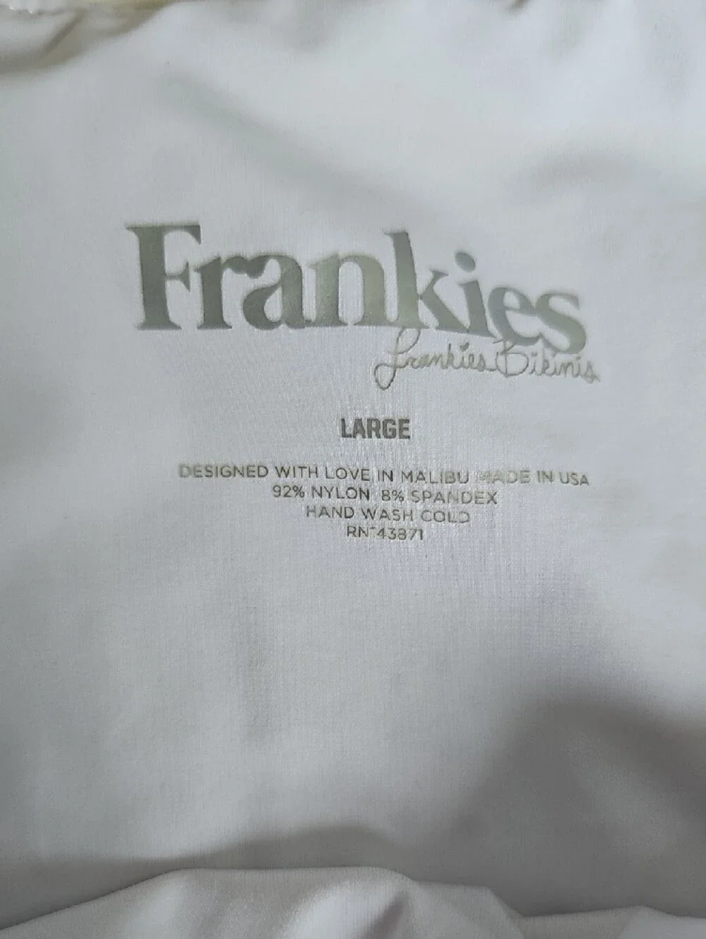 Frankies Bikinis classic white